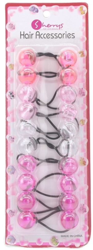 Sherrys Hår Accessories Pink 10 stk