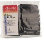 Annie Foam Rollers Small Sort 14 stk