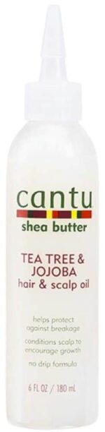 Cantu Tea Tree & Jojoba Hårolie 180 ml