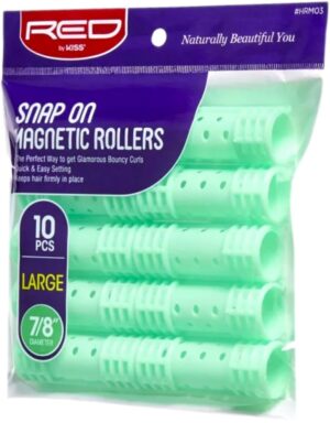 Red By Kiss Magnetic Rollers Large